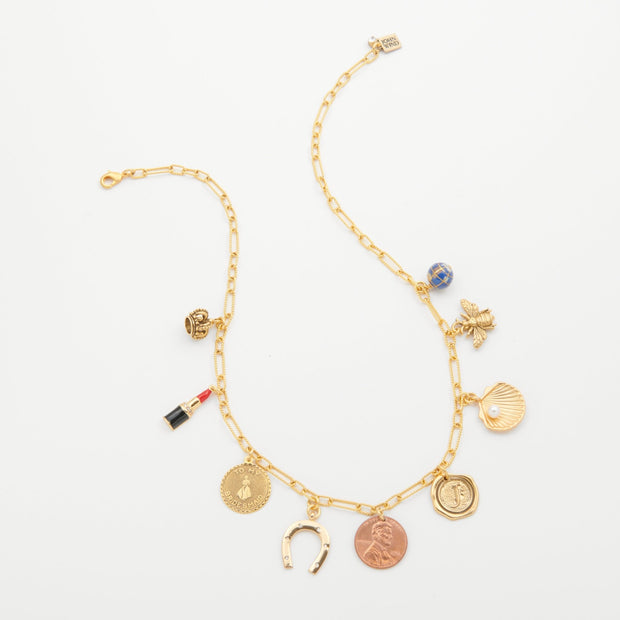 Mini Custom Charm Necklace - John Wind Jewelry