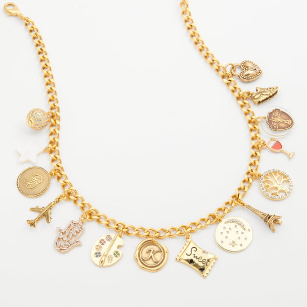 Mini Plus Custom Charm Necklace - John Wind Jewelry