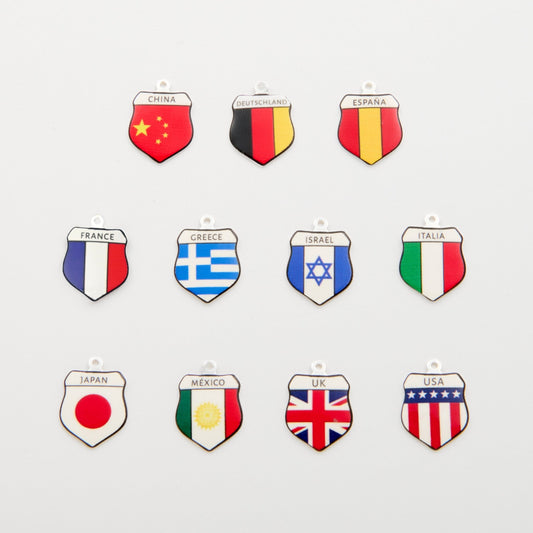 Travel Country Charms - John Wind Jewelry