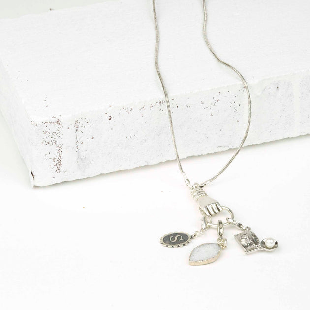 Single Hand Charm Holder Necklace – curious
