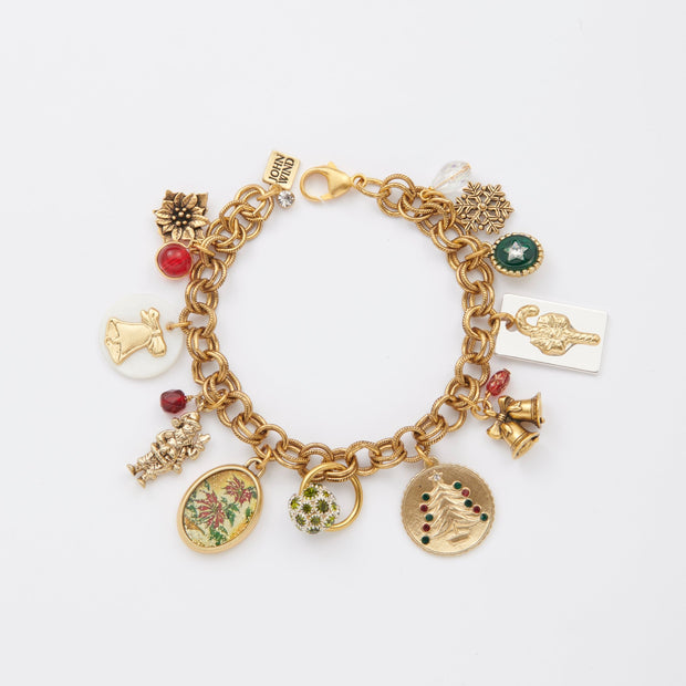 Christmas Cheer Charm Bracelet - John Wind Jewelry