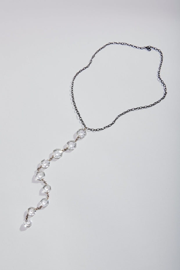 Convertible Lariat Necklace in Gold or Graphite - John Wind Maximal Art