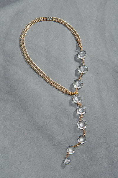 Convertible Lariat Necklace in Gold or Graphite - John Wind Maximal Art