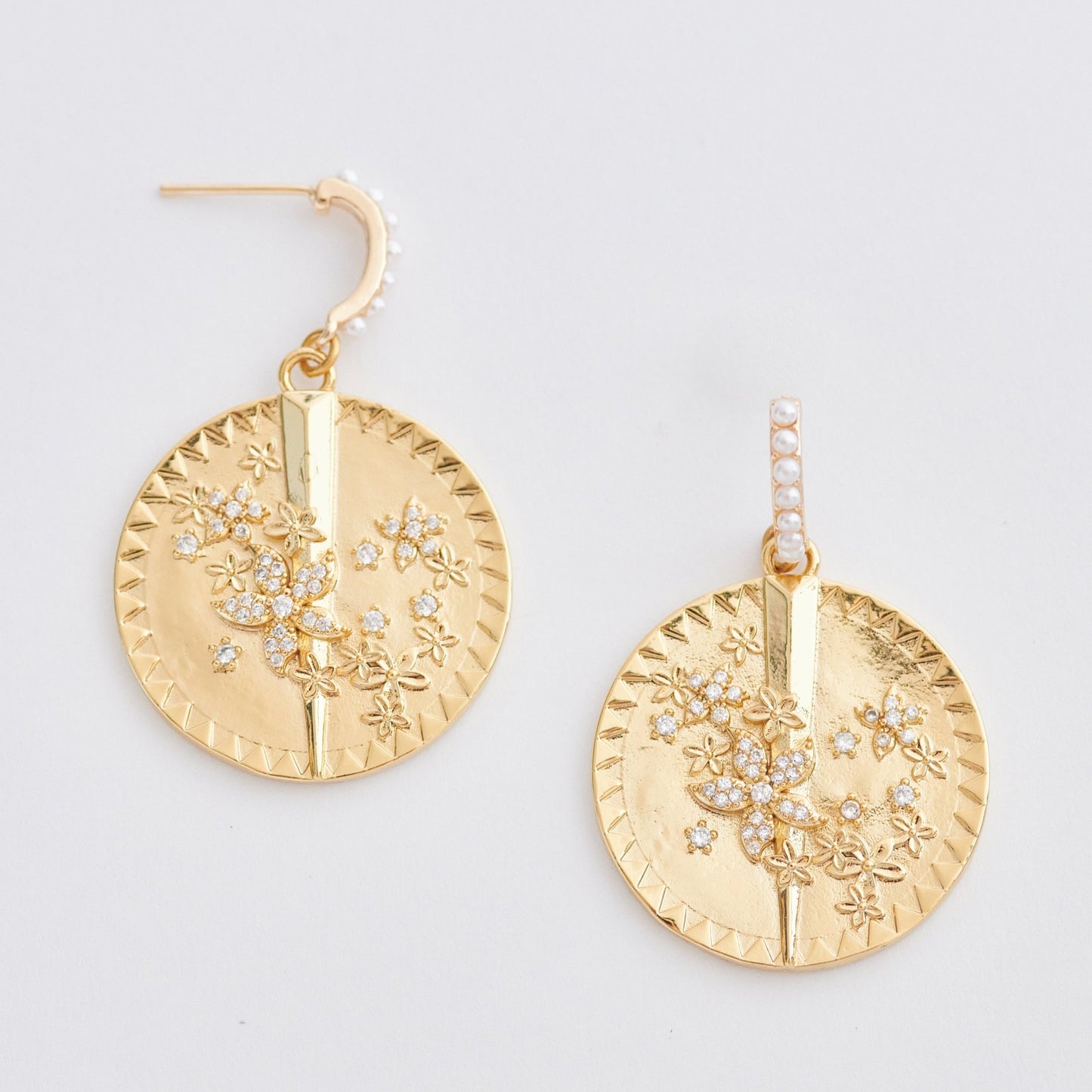 Garden Sundial Earrings - John Wind Jewelry