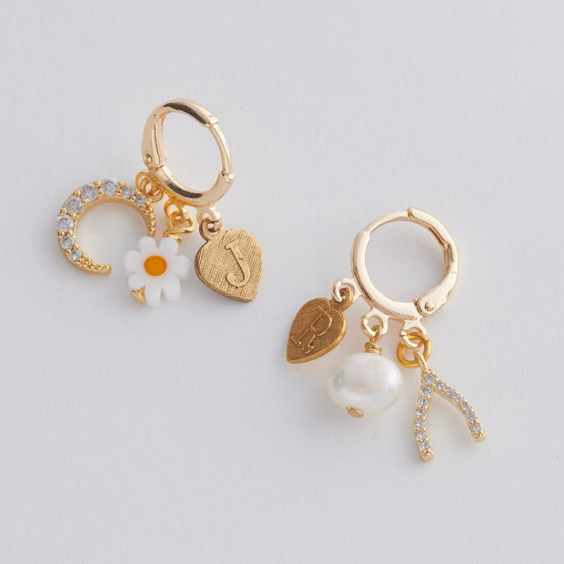 Petite Custom Hoop Earrings - John Wind Jewelry