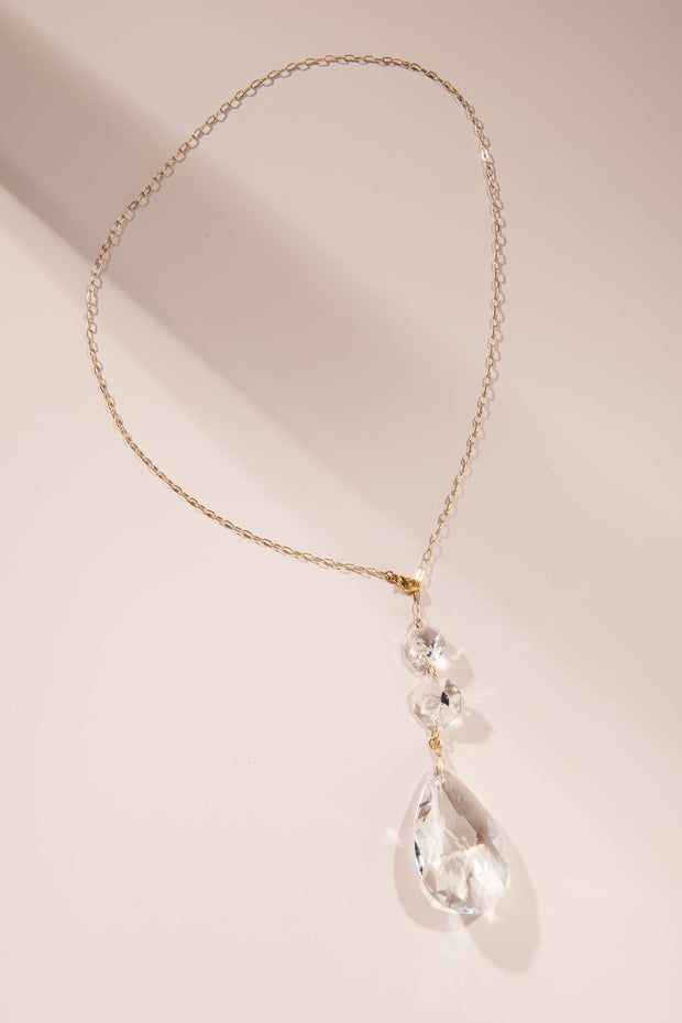 Semi-precious Chandelier Lariat Necklace - John Wind Maximal Art