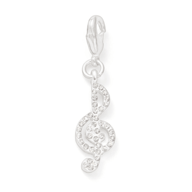 Silver Music Note