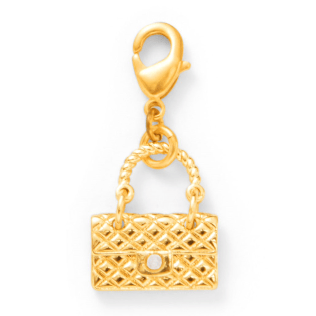 Gold Quilted Shoulder Bag