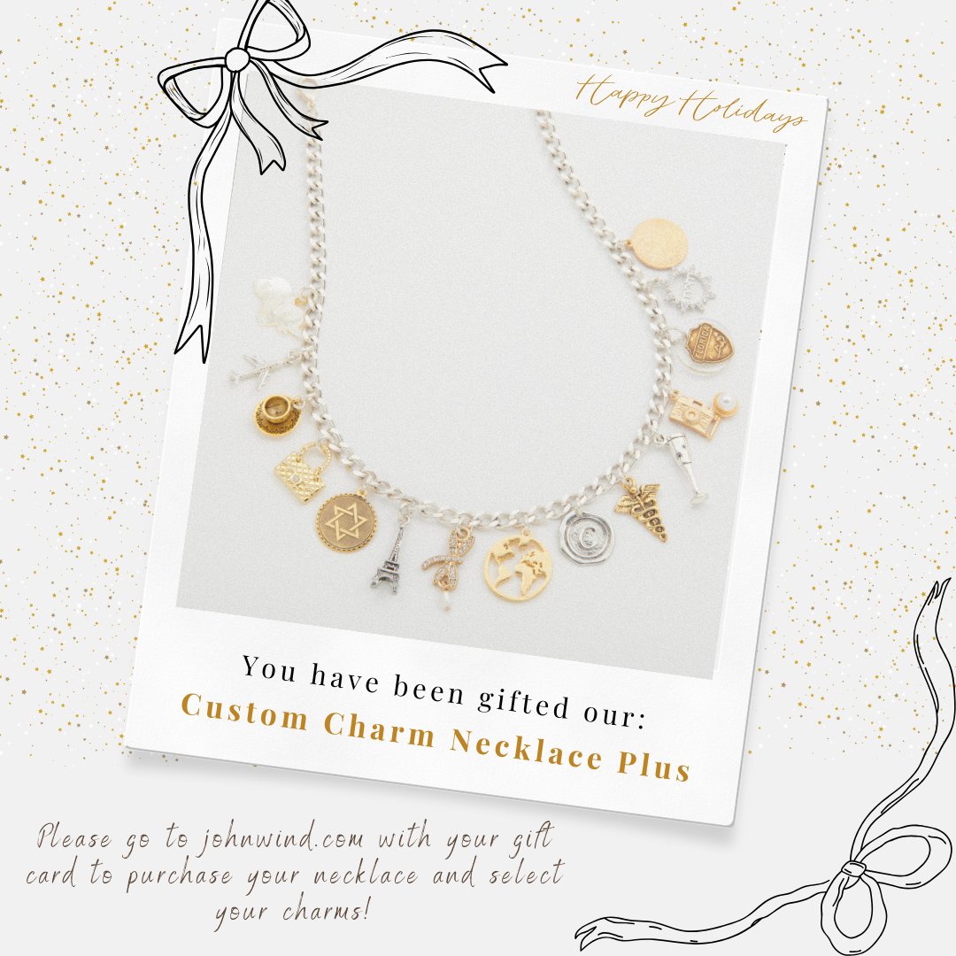 Custom Charm Jewelry Gift Card - John Wind Jewelry