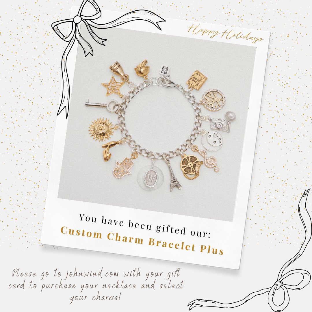 Custom Charm Jewelry Gift Card - John Wind Jewelry