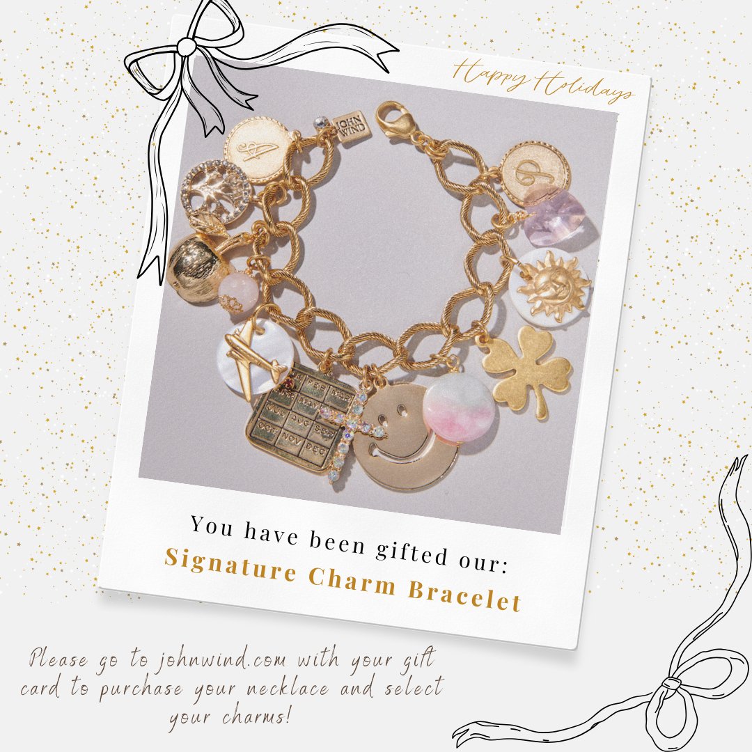 Custom Charm Jewelry Gift Card - John Wind Jewelry