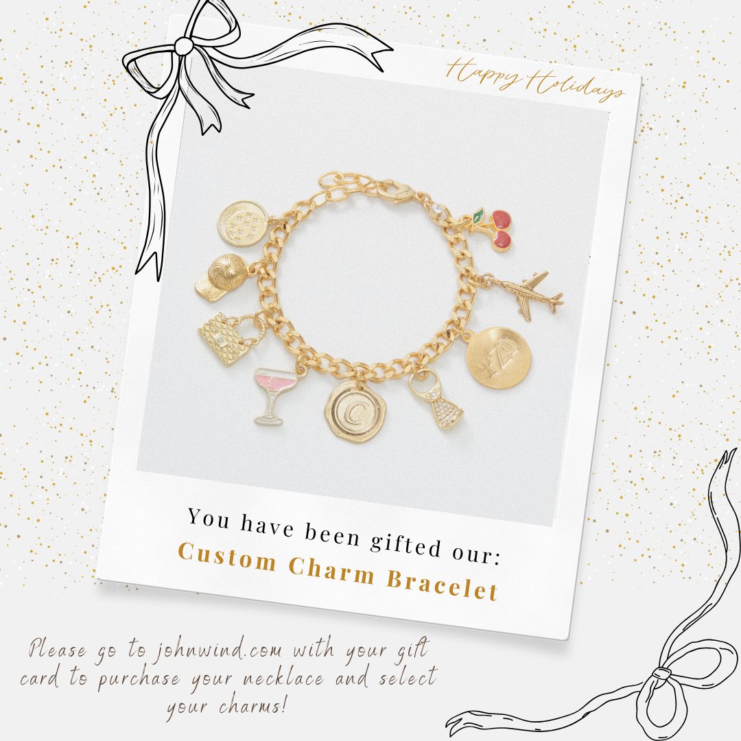 Custom Charm Jewelry Gift Card - John Wind Jewelry