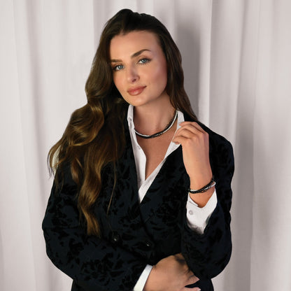 Noir Cluster Necklace - John Wind Jewelry
