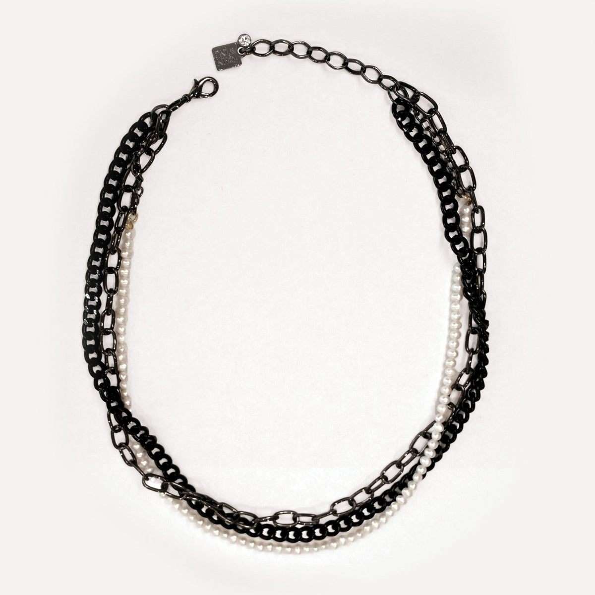 Noir Cluster Necklace - John Wind Jewelry