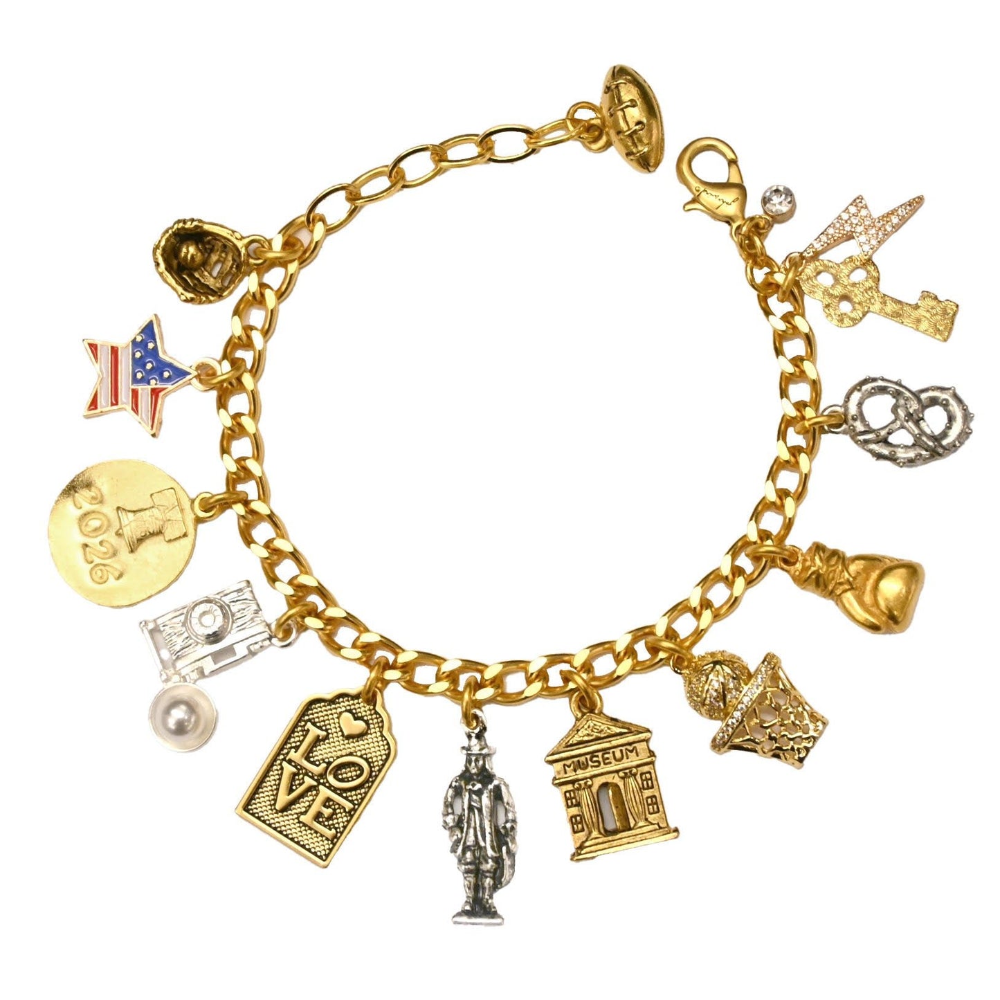 Philly250 Charm Bracelet - John Wind Jewelry
