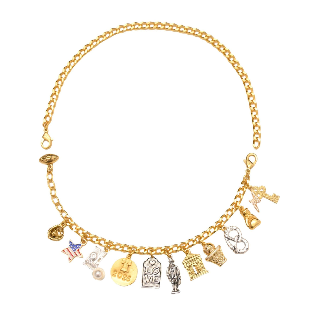 Philly250 Charm Bracelet - John Wind Jewelry