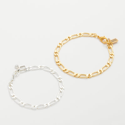 The Figaro Chain Bracelet - John Wind Jewelry