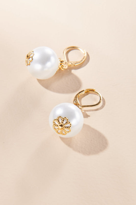 20mm Cotton Pearl Earrings - John Wind Maximal Art