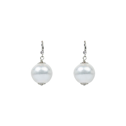 20mm Cotton Pearl Earrings - John Wind Maximal Art