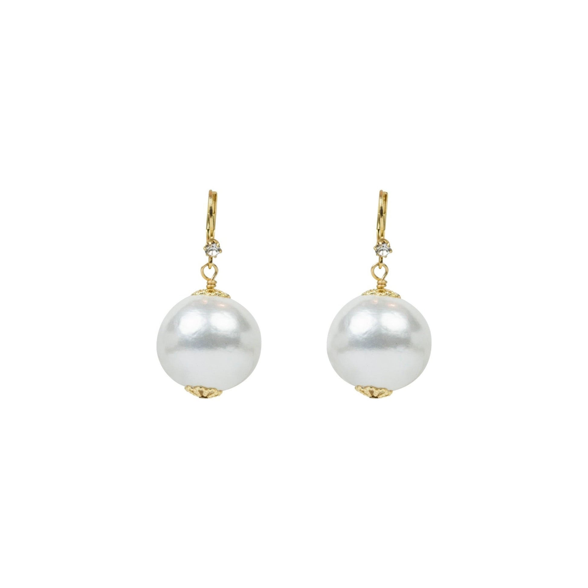 20mm Cotton Pearl Earrings - John Wind Maximal Art