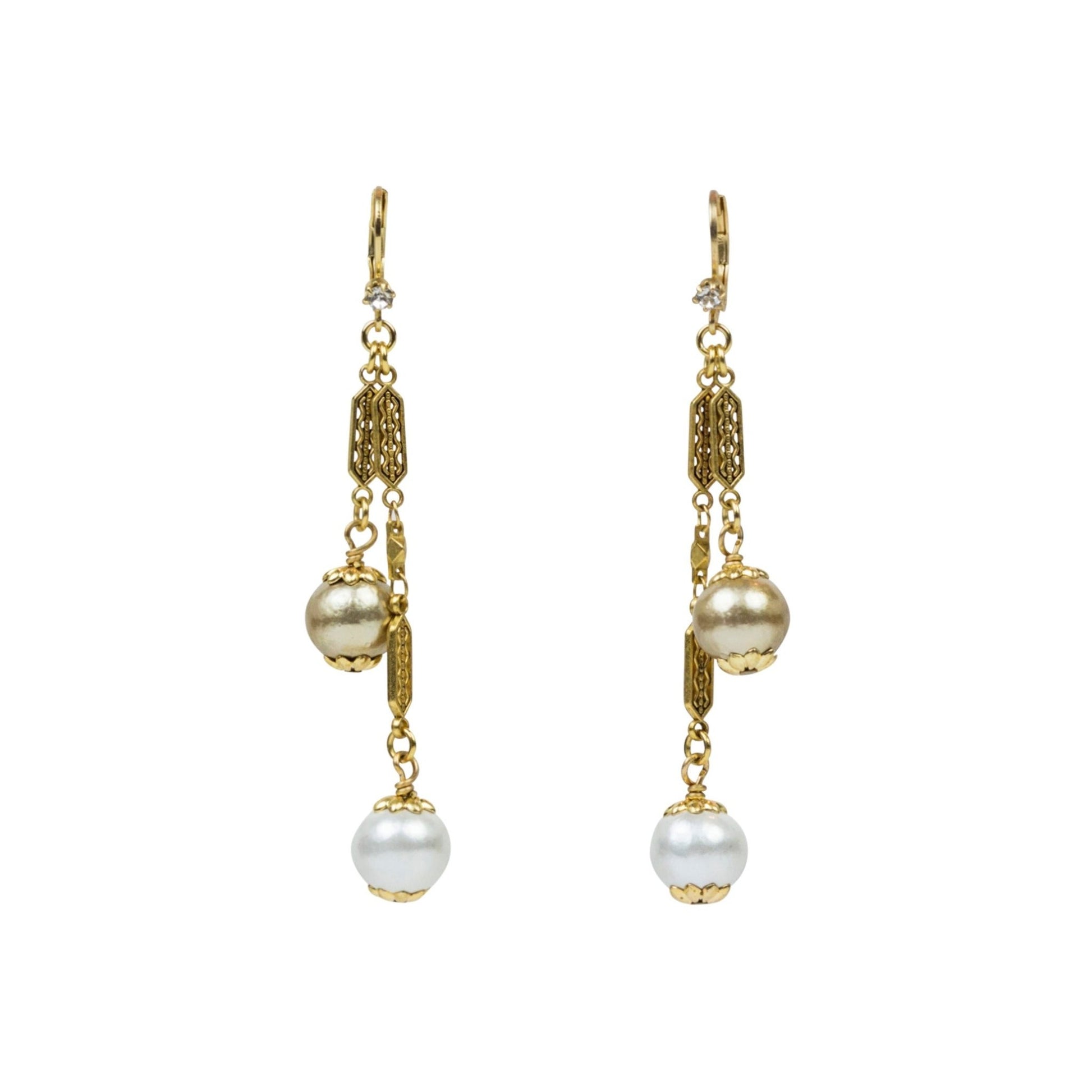 3" Swing Cotton Pearl Earring - John Wind Jewelry