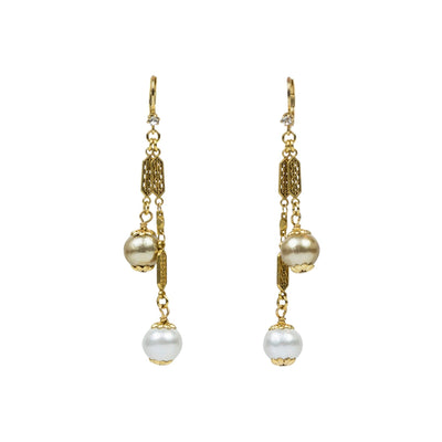 3" Swing Cotton Pearl Earring - John Wind Jewelry
