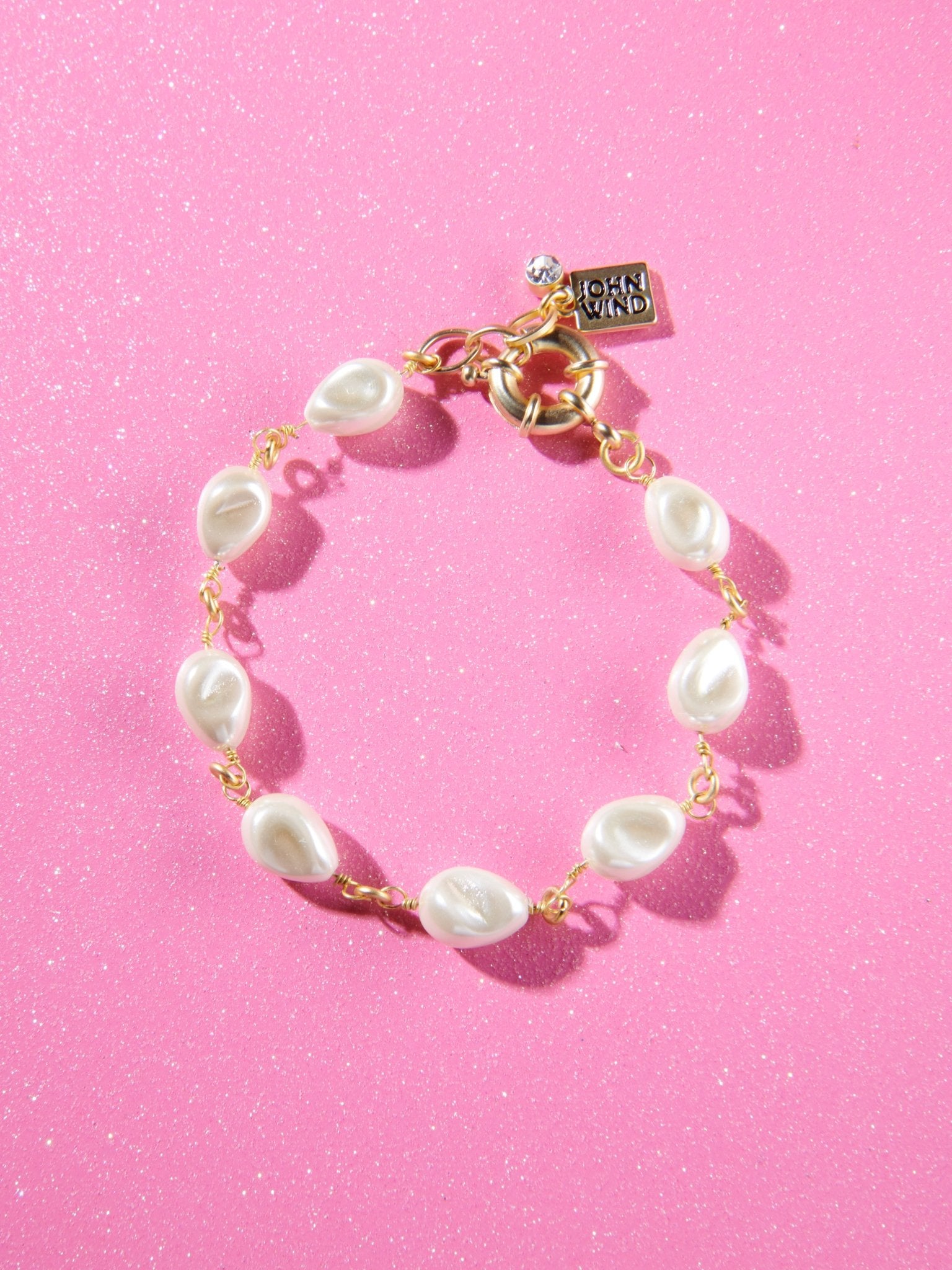 7.5-8" Petite Baroque Pearl Bracelet, Color Options - John Wind Maximal Art