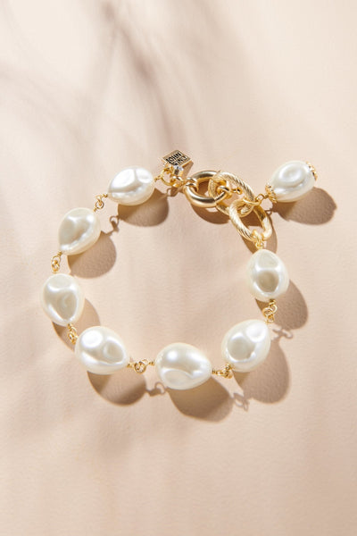 7.5-9.5" Baroque Pearl Bracelet - John Wind Maximal Art