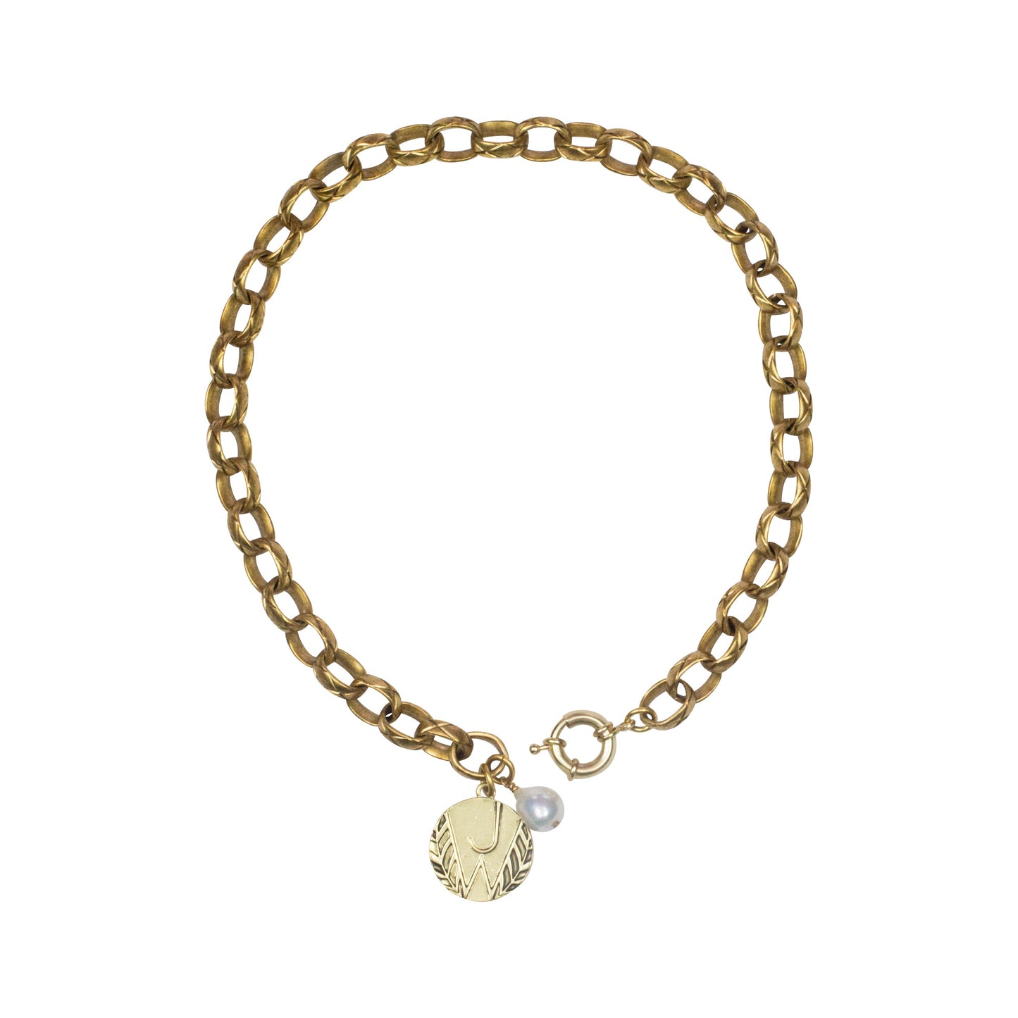 Quilted Chain Necklace