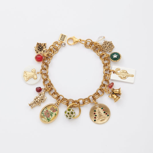 Christmas Cheer Charm Bracelet - John Wind Jewelry