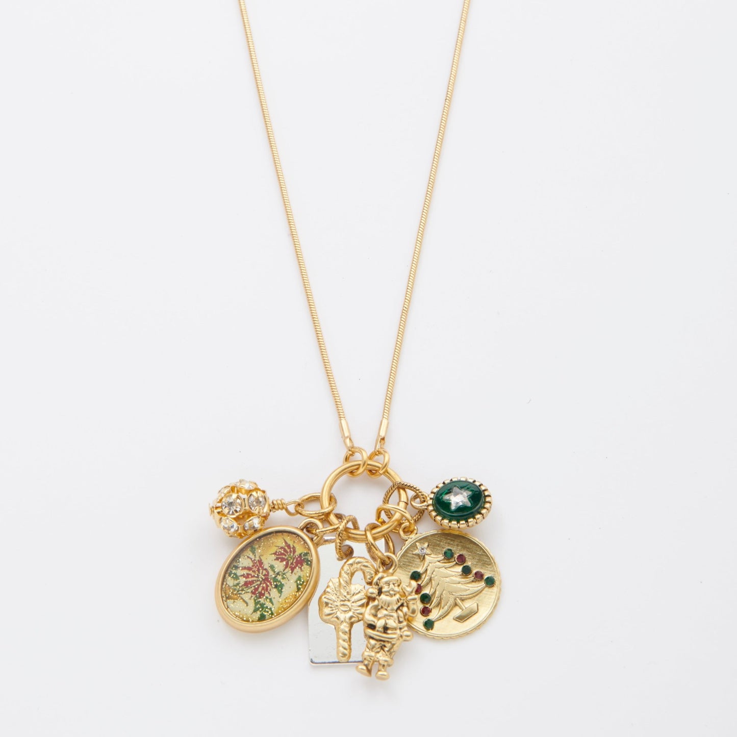 Christmas Cheer Charm Necklace - John Wind Jewelry