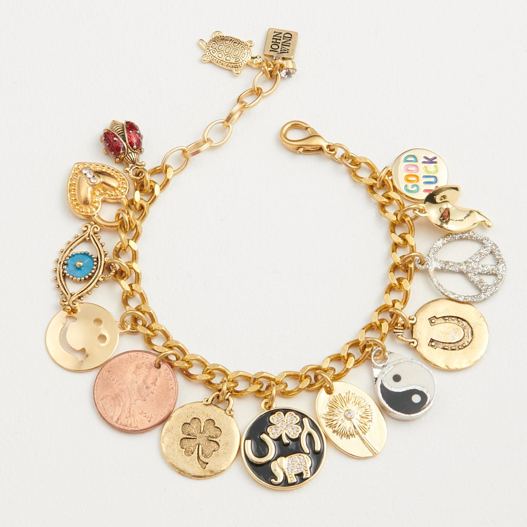 Good Luck Mini Charm Bracelet - John Wind Maximal Art