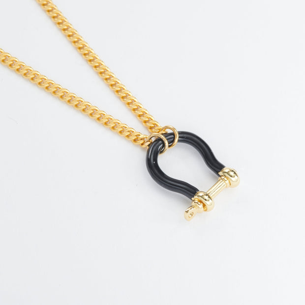 Horseshoe Shackle Necklaces - John Wind Jewelry