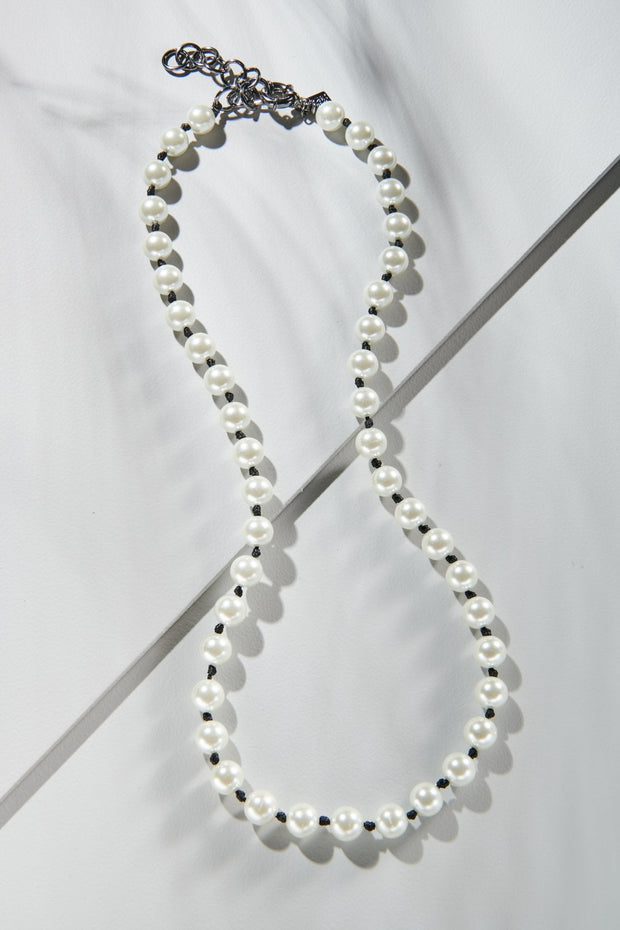 Knotted Pearl Wrap Bracelet/Necklace - John Wind Jewelry