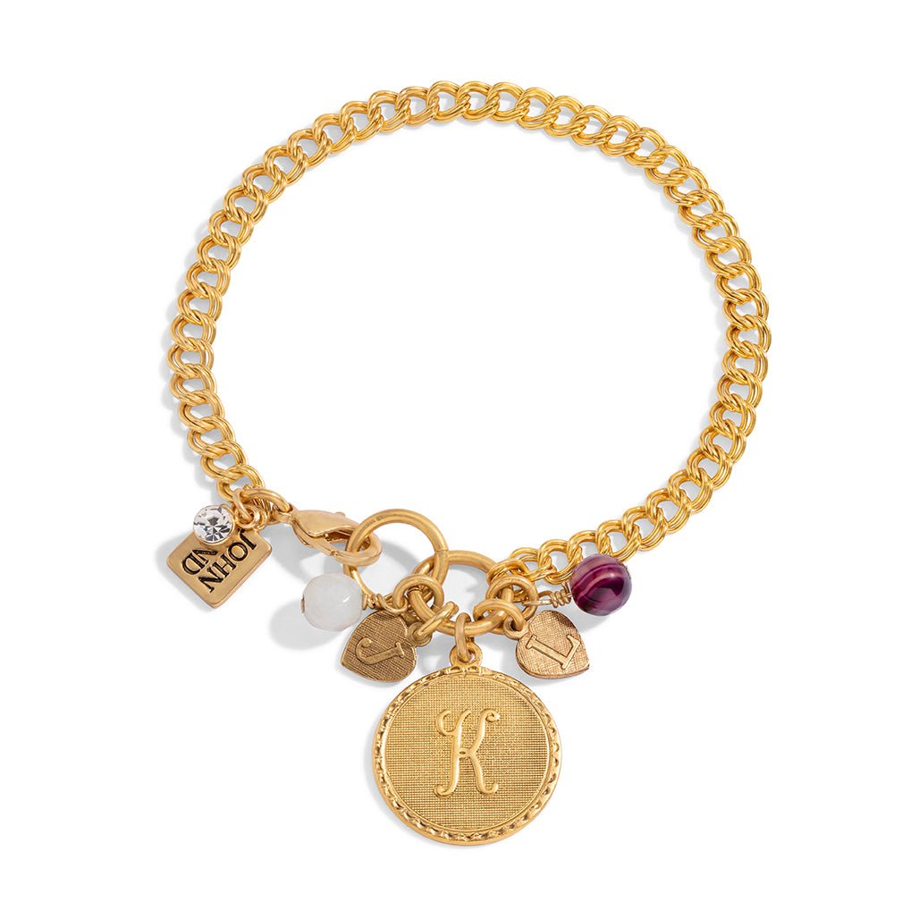 Mini Sorority Gal Initial Bracelet - Special Edition! - John Wind Maximal Art