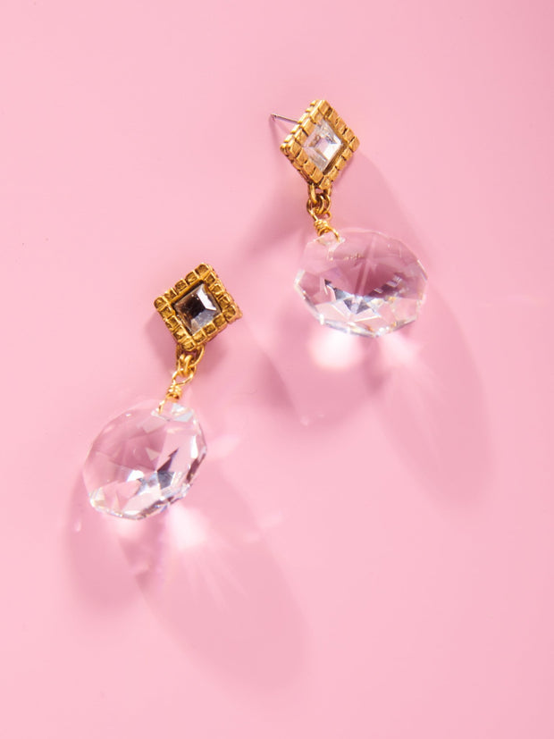 Mirrored Drop Earrings - John Wind Maximal Art