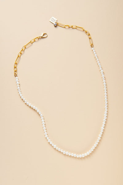 Petite Pearl Necklace - John Wind Maximal Art