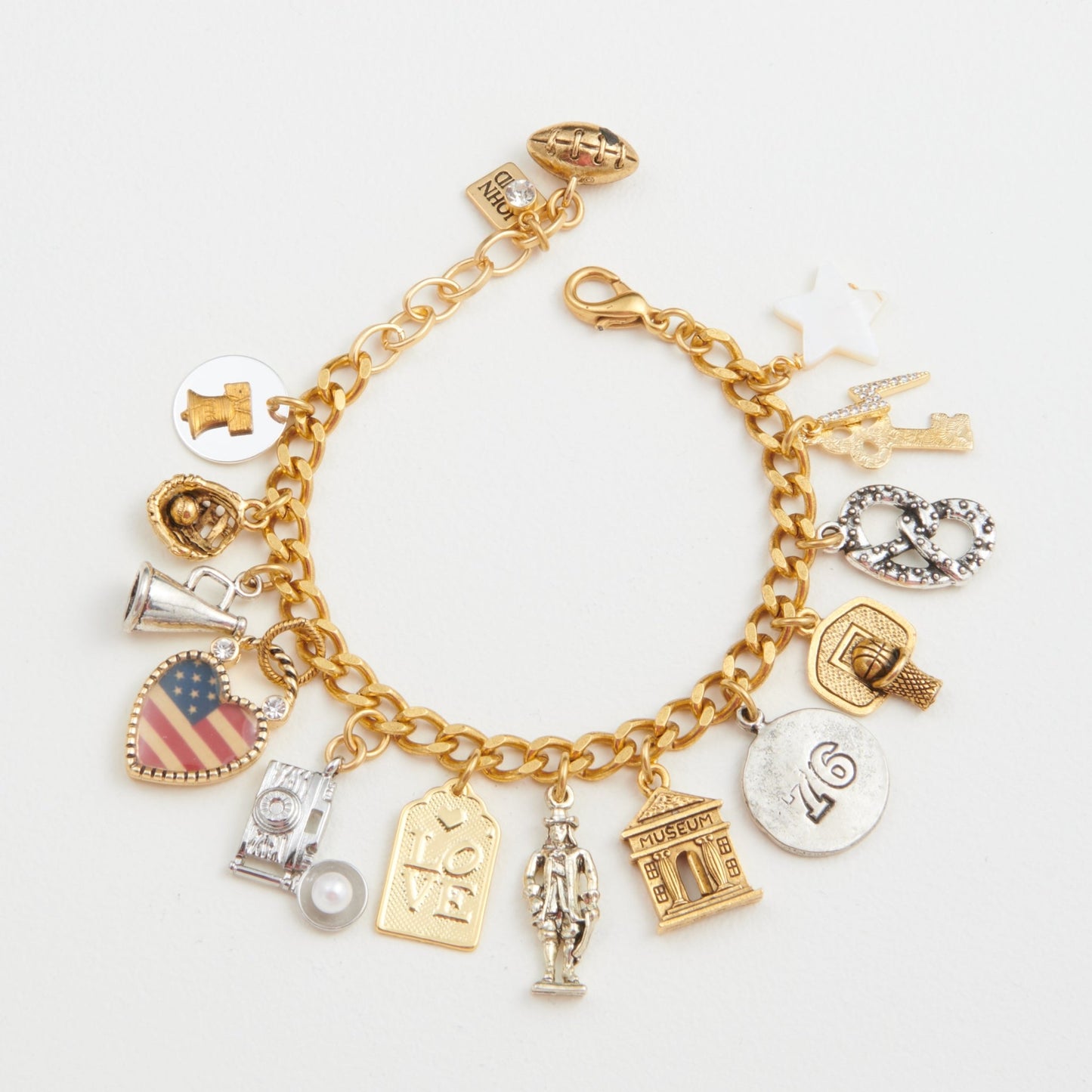 Philly Love Mini Charm Bracelet - John Wind Maximal Art