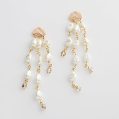 Raining Pearls Earrings - John Wind Jewelry