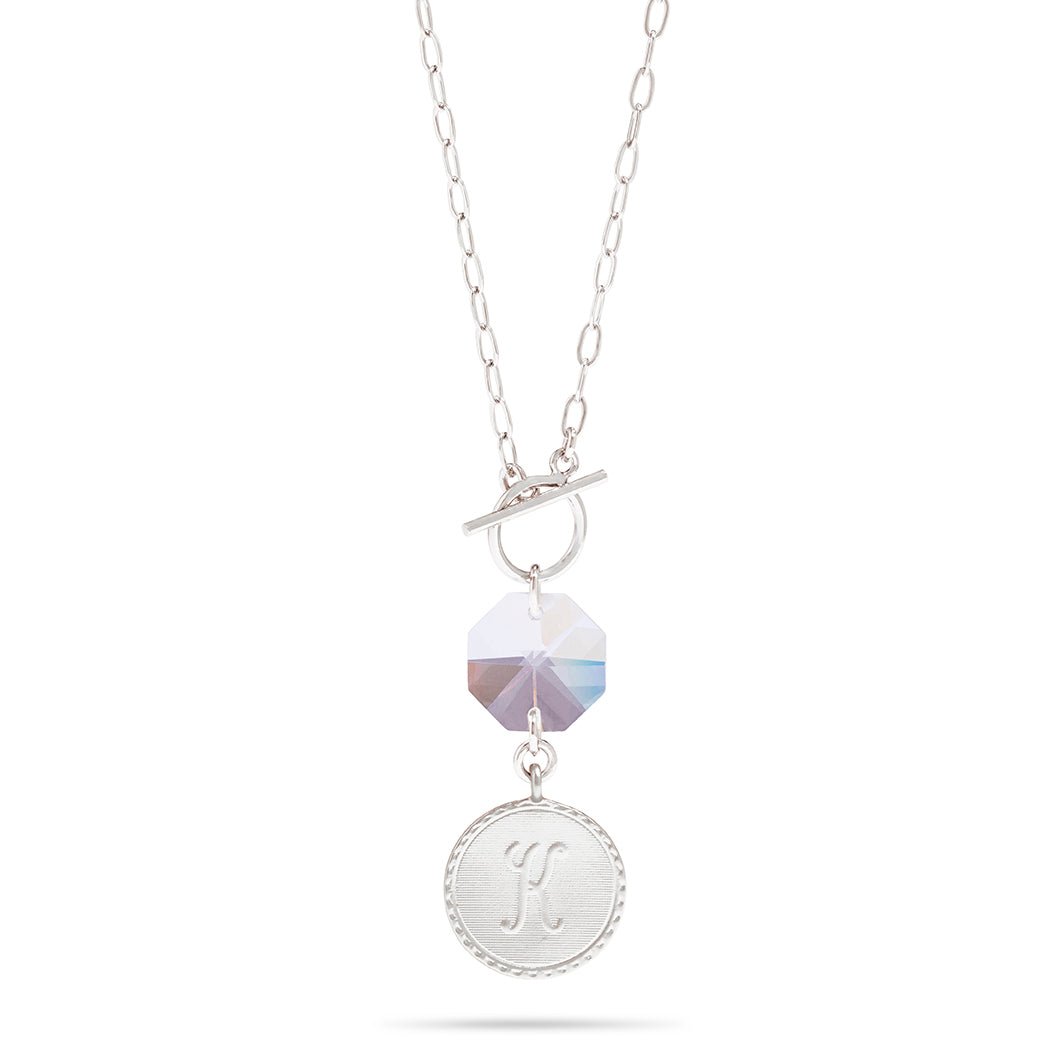 Semi-precious Chandelier Initial Necklace - John Wind Maximal Art