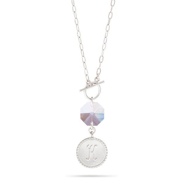 Semi-precious Chandelier Initial Necklace - John Wind Maximal Art