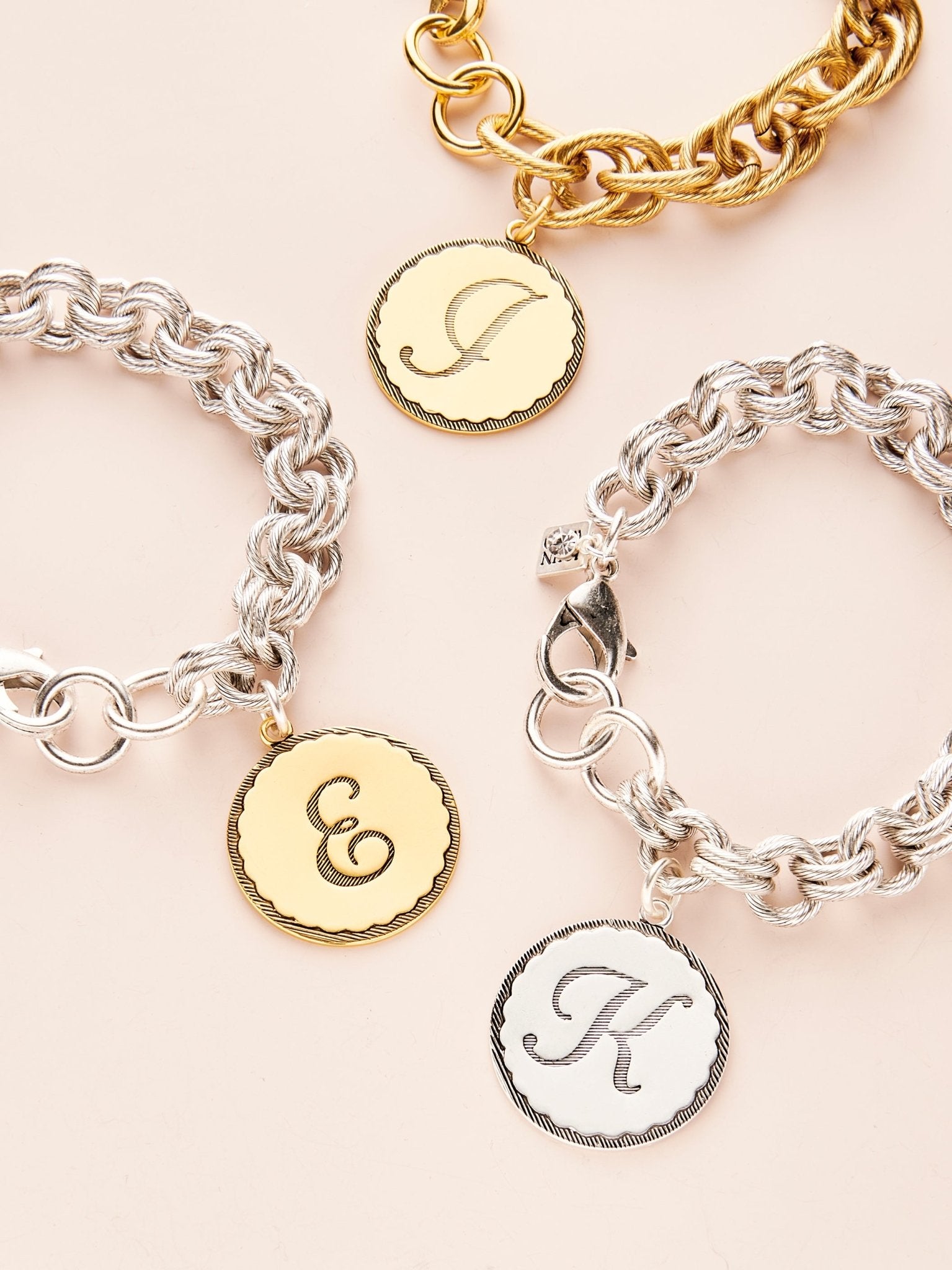 Sorority Gal Initial Bracelet - John Wind Maximal Art