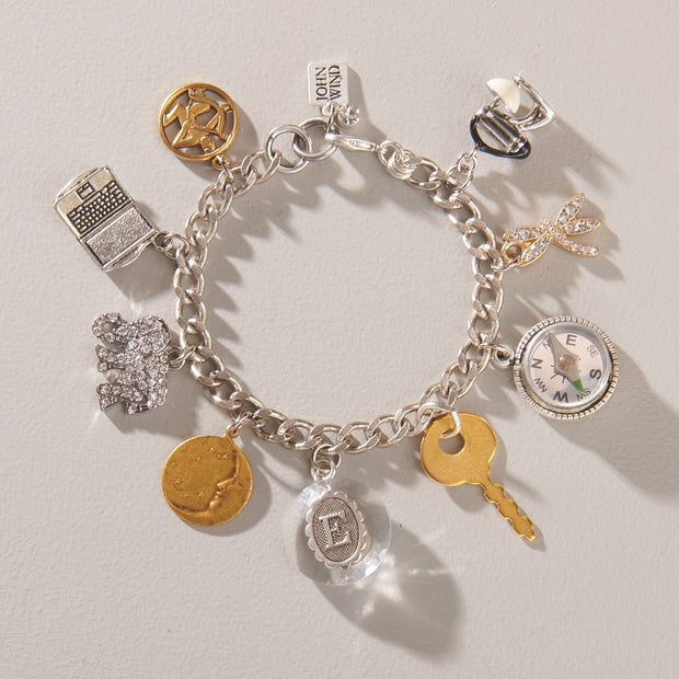 The Sophisticated Swiftie Custom Charm Bracelet - John Wind Jewelry