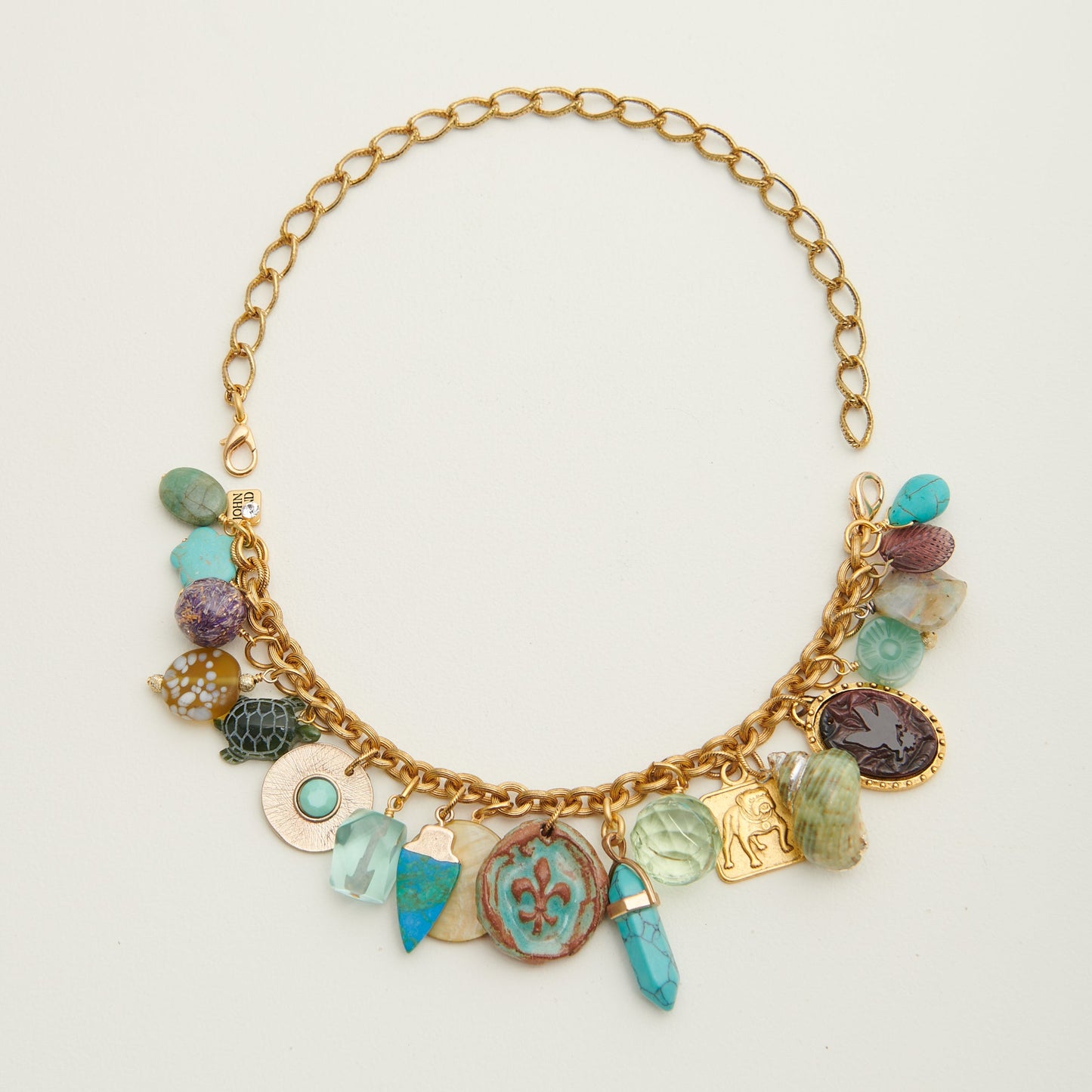 Turquoise Cowgirl Bracelet / Necklace - John Wind Maximal Art