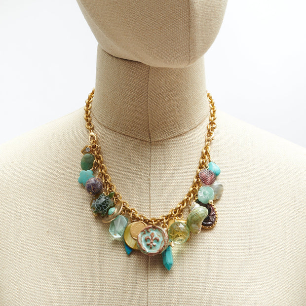 Turquoise Cowgirl Bracelet / Necklace - John Wind Maximal Art