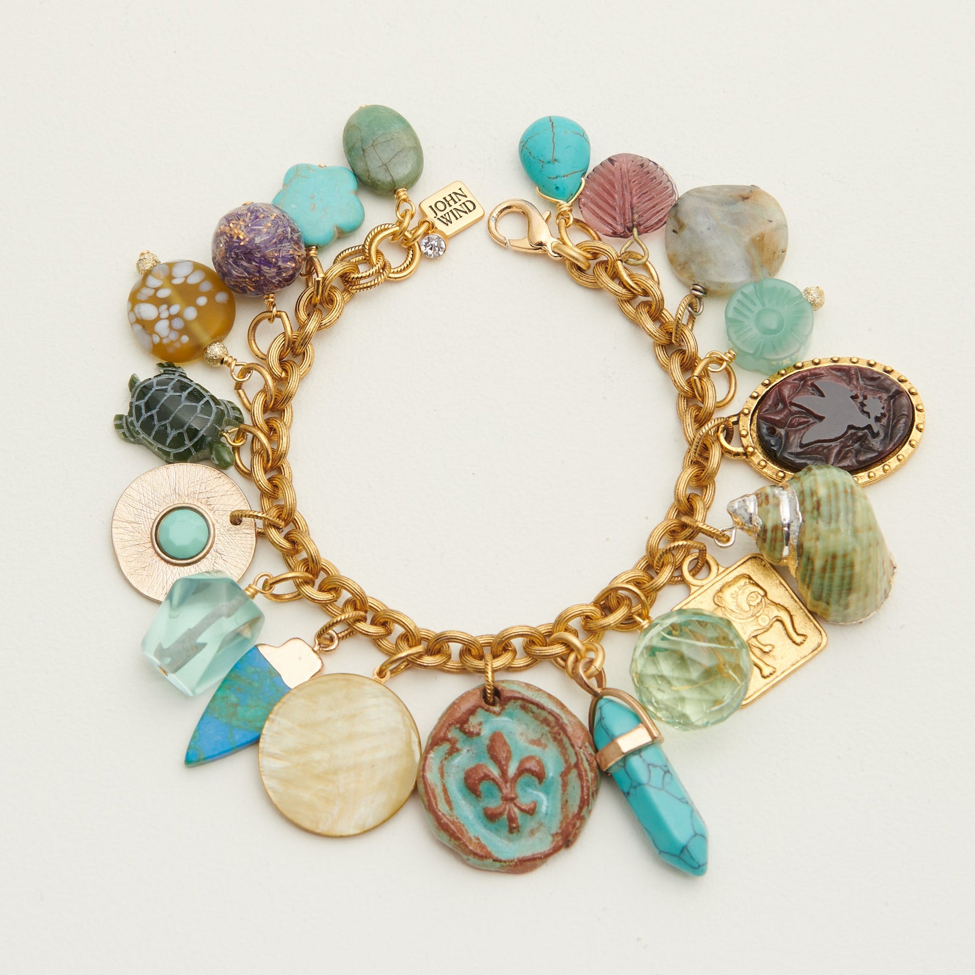 Turquoise Cowgirl Bracelet / Necklace - John Wind Maximal Art