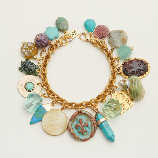 Turquoise Cowgirl Bracelet / Necklace - John Wind Maximal Art