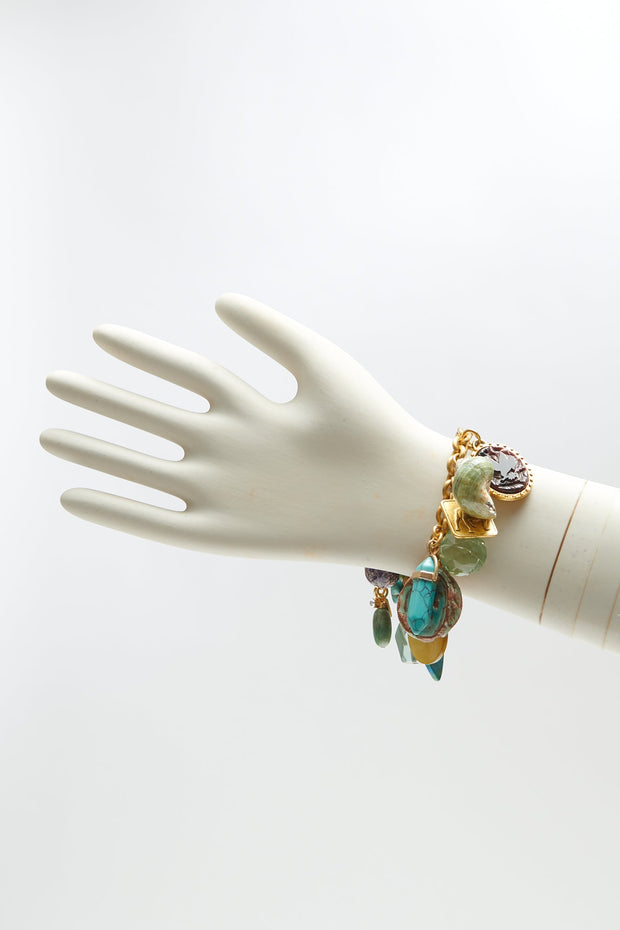 Turquoise Cowgirl Bracelet / Necklace - John Wind Maximal Art