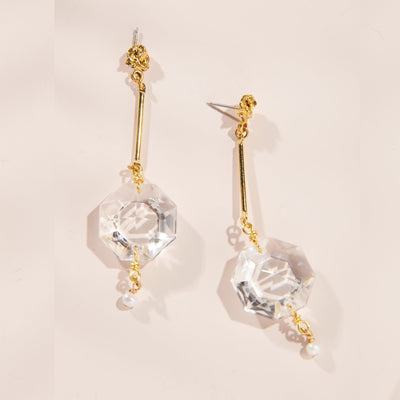 Waldorf Crystal Bauble Earrings - John Wind Maximal Art